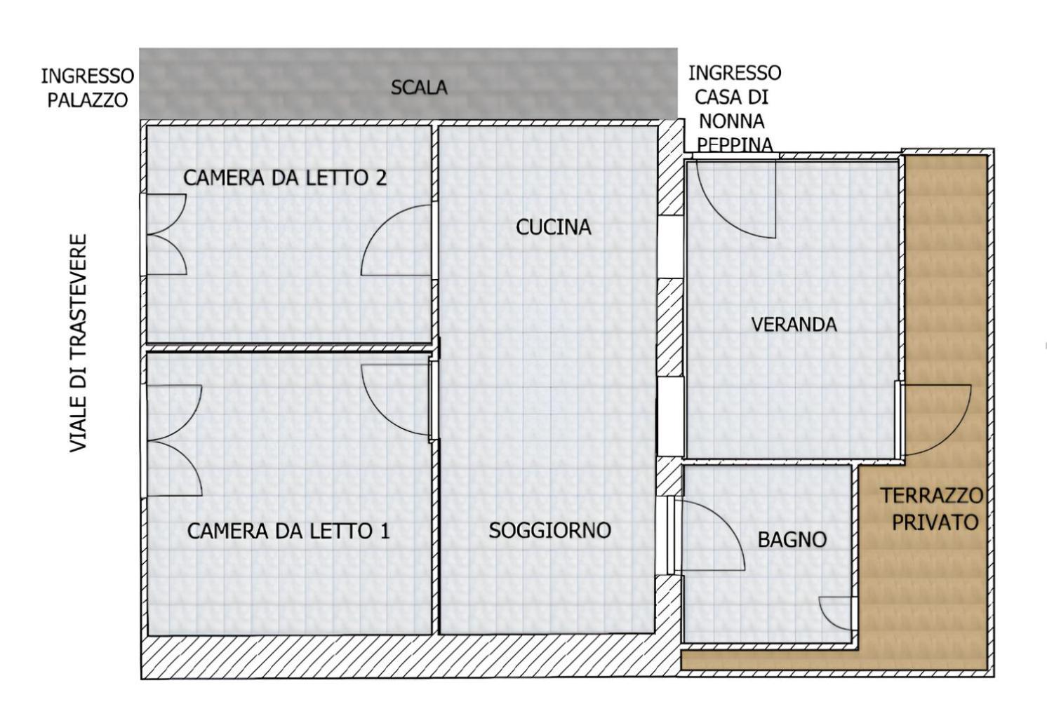 La Casa Di Nonna Peppina A Trastevere Appartamento Roma
